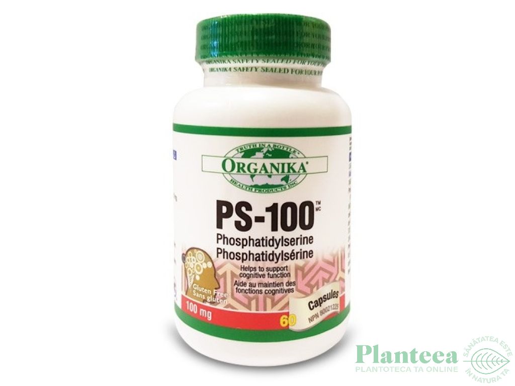 PS 100 forte fosfatidilserina 60cps - ORGANIKA HEALTH