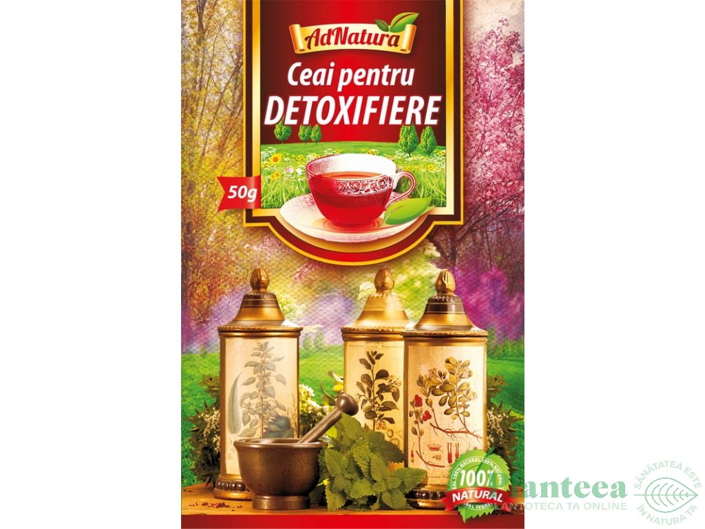 Ceai detoxifiere 50g - ADNATURA