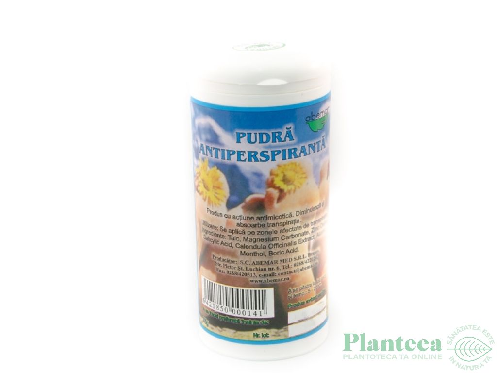 Pudra antiperspiranta 75g - ABEMAR MED