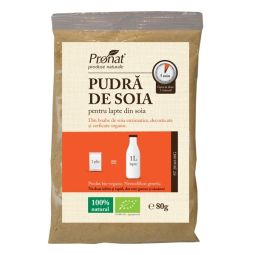 Pulbere soia pt lapte soia eco 80g - PRONAT