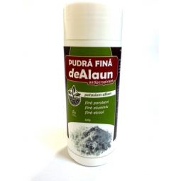 Pudra fina alaun antiperspirant 120g - NATURALLUM