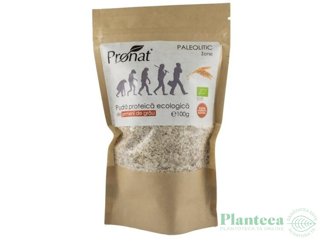 Pulbere proteica germeni grau Paleo eco 150g - PRONAT
