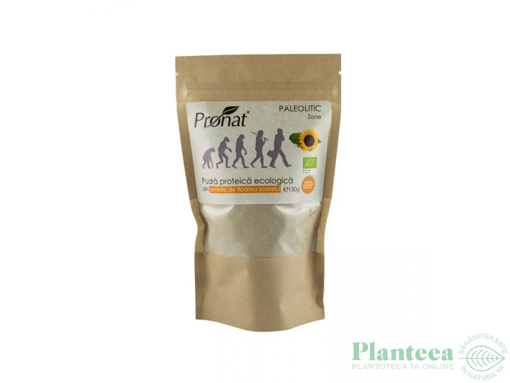Pulbere proteica seminte fl soarelui Paleo eco 150g - PRONAT