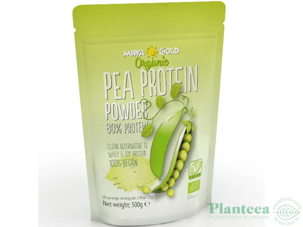 Pulbere proteica mazare eco 500g - MAYA GOLD