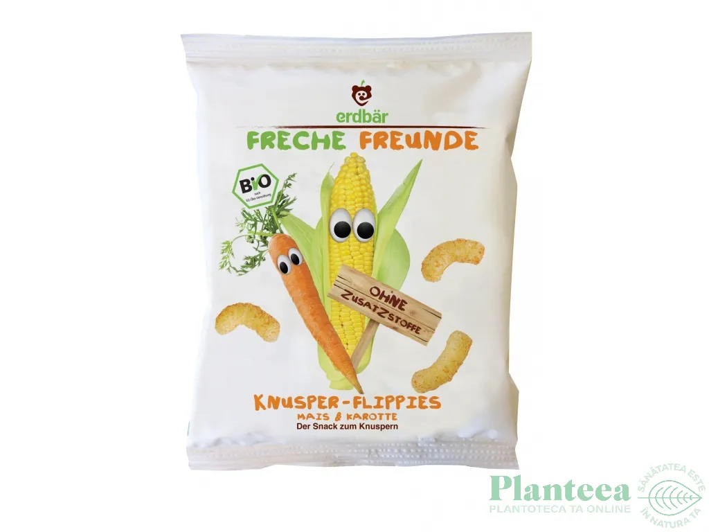Pufuleti porumb morcov bio 25g - ERDBAR