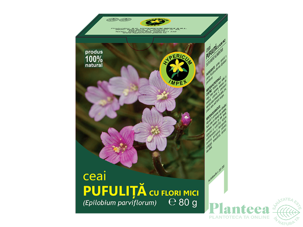 Ceai pufulita flori mici 80g - HYPERICUM PLANT