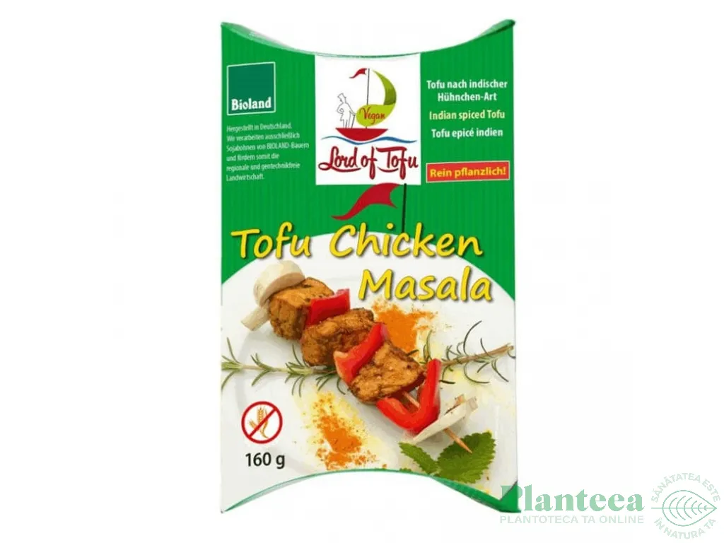 Pui vegan soia stil masala 160g - LORD OF TOFU