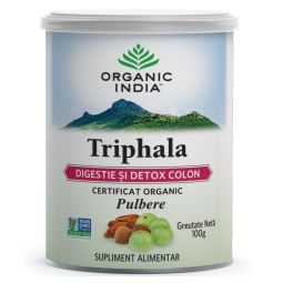 Pulbere Triphala [digestie detox colon] 100g - ORGANIC INDIA