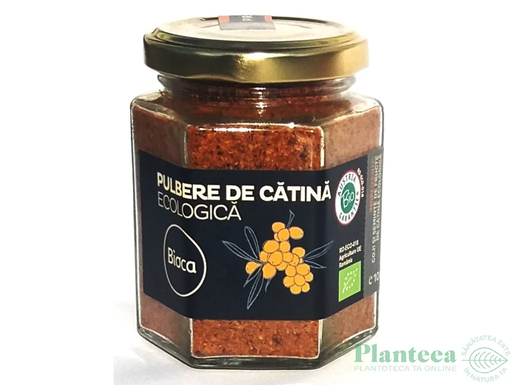 Pulbere catina raw bio {borcan} 100g - BIOCA