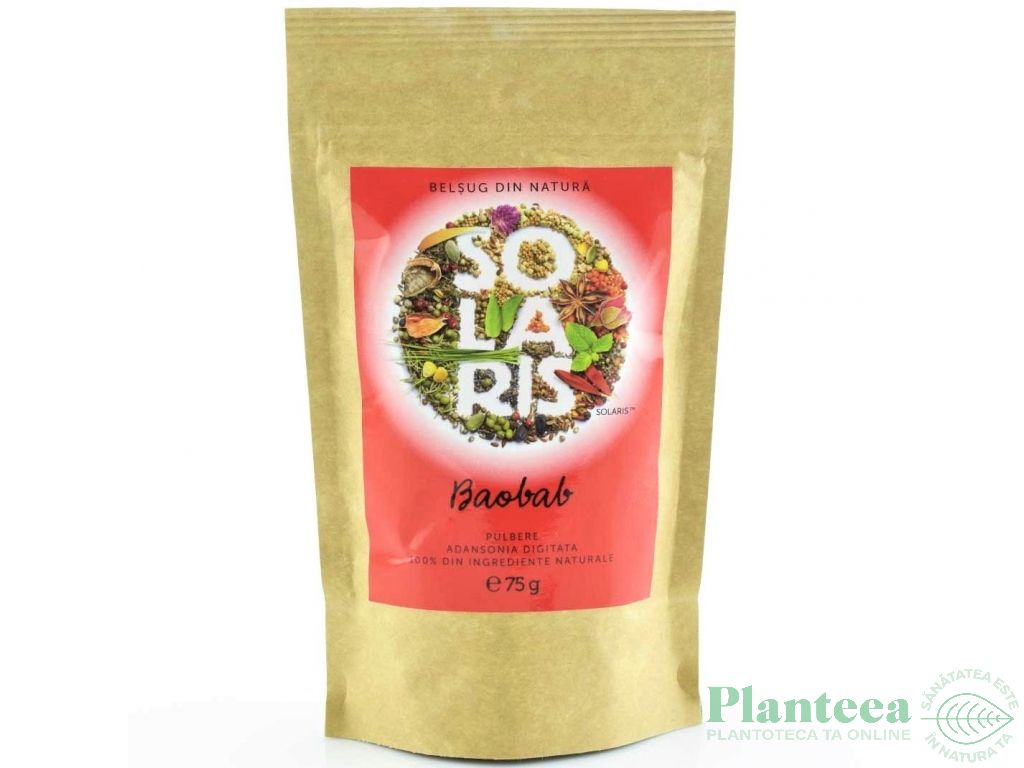 Pulbere baobab 75g - SOLARIS