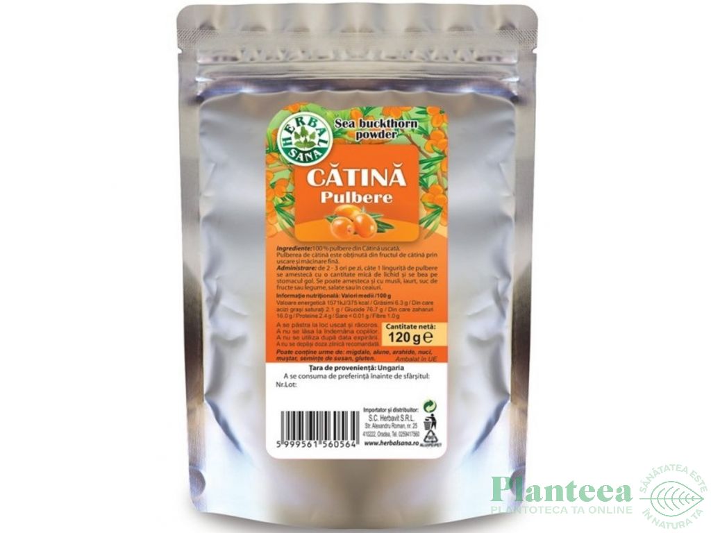 Pulbere catina 120g - HERBAL SANA