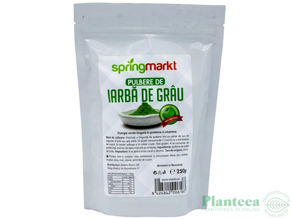 Pulbere iarba grau 250g - SPRINGMARKT