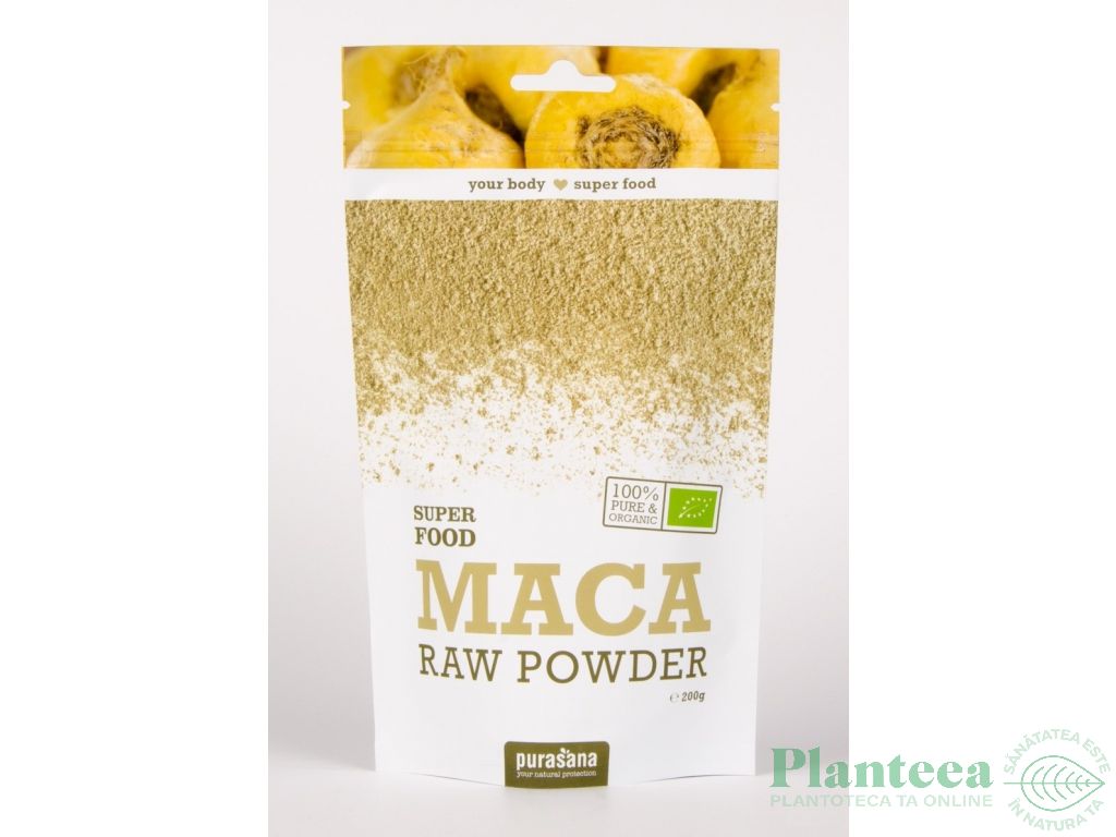 Pulbere maca raw bio 200g - PURASANA