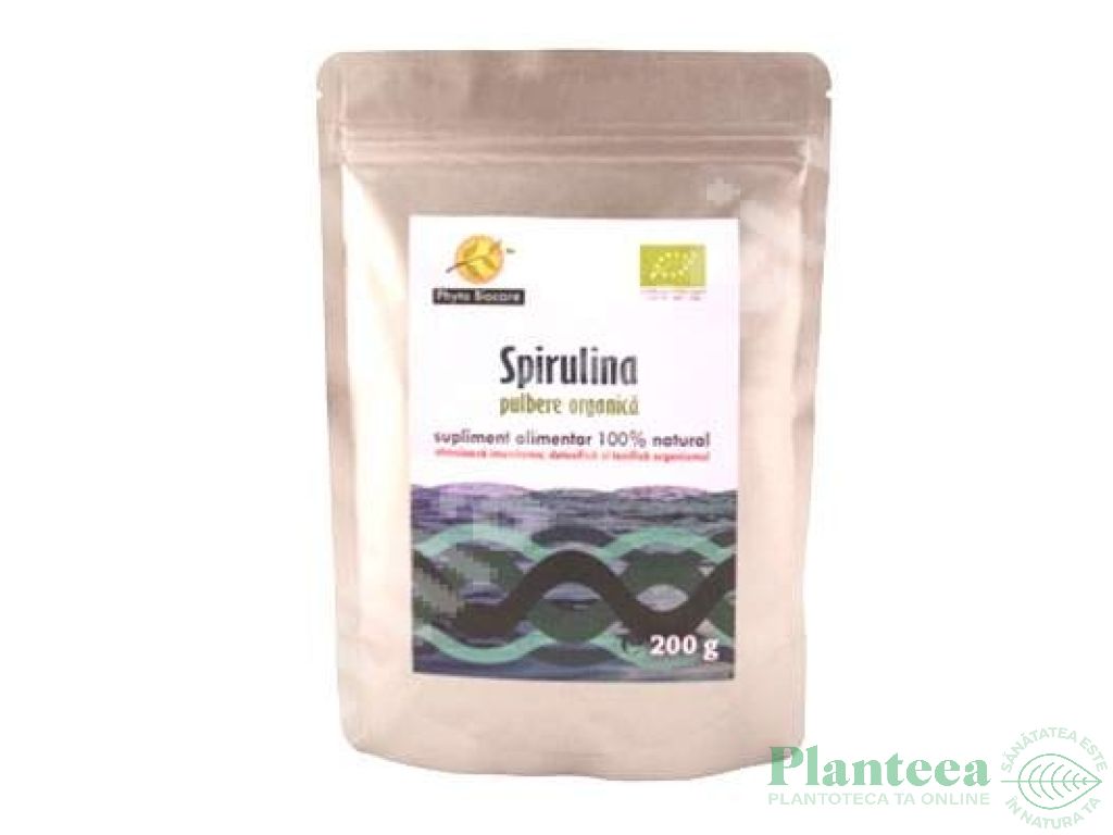 Pulbere spirulina eco 200g - PHYTO BIOCARE