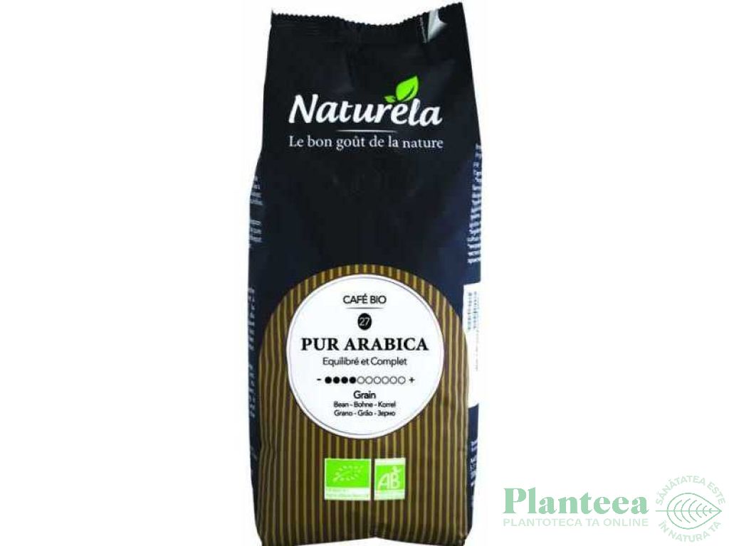 Cafea boabe arabica Pur eco 250g - NATURELA