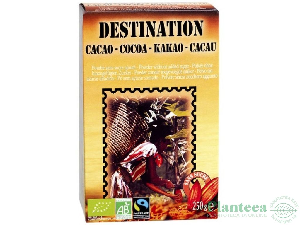 Cacao pulbere eco 250g - DESTINATION