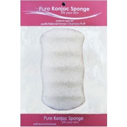 Burete konjac fibre vegetale pt familie 13,5cm - PURE KONJAC SPONGE