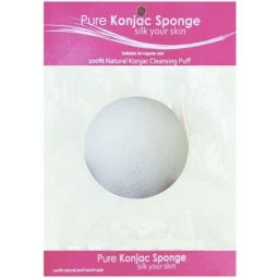 Burete konjac fibre vegetale pt ten normal 8cm - PURE KONJAC SPONGE