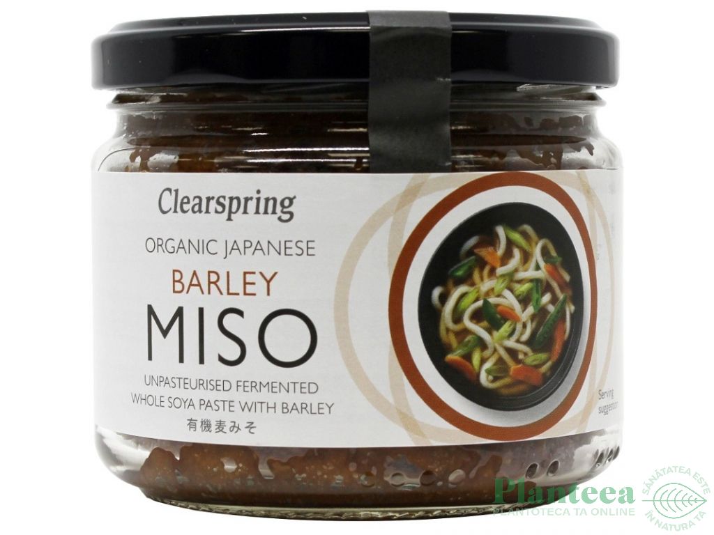 Pasta Miso orz soia nepasteurizat eco 300g - CLEARSPRING