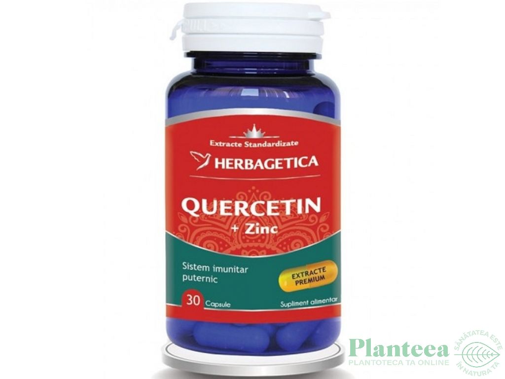 Quercetin zinc 30cps - HERBAGETICA