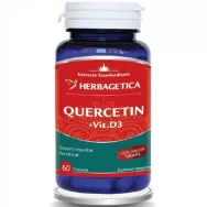 Quercetin vitamina D3 60cps - HERBAGETICA