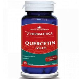 Quercetin vitamina D3 30cps - HERBAGETICA