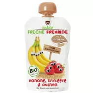 Piure banane capsuni quinoa bio 100g - ERDBAR