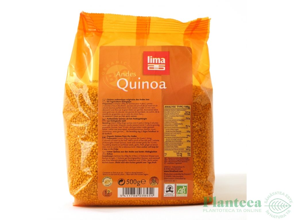 Quinoa alba boabe eco 500g - LIMA
