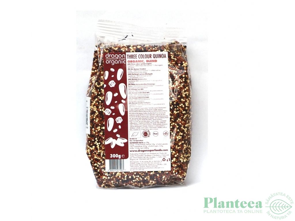 Quinoa tricolora boabe bio 300g - SMART ORGANIC