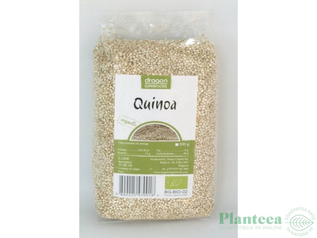 Quinoa alba boabe bio 500g - SMART ORGANIC