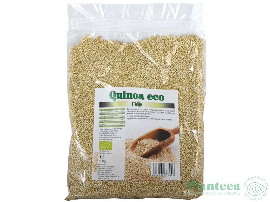 Quinoa alba boabe eco 500g - DECO ITALIA