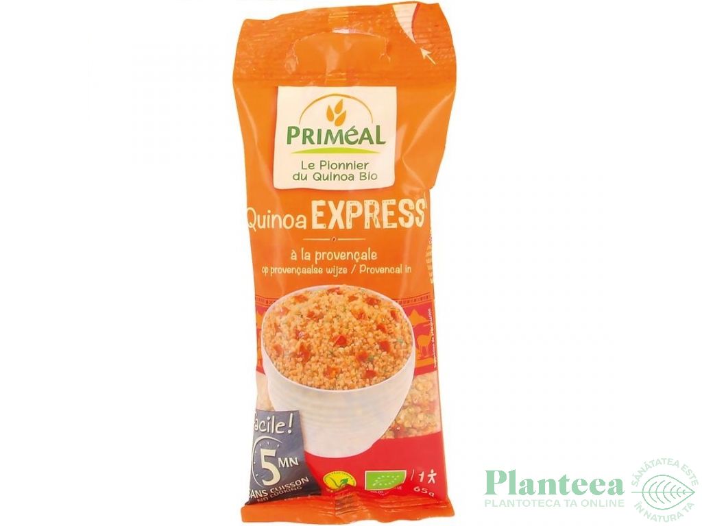 Quinoa alba provensale Express eco 65g - PRIMEAL