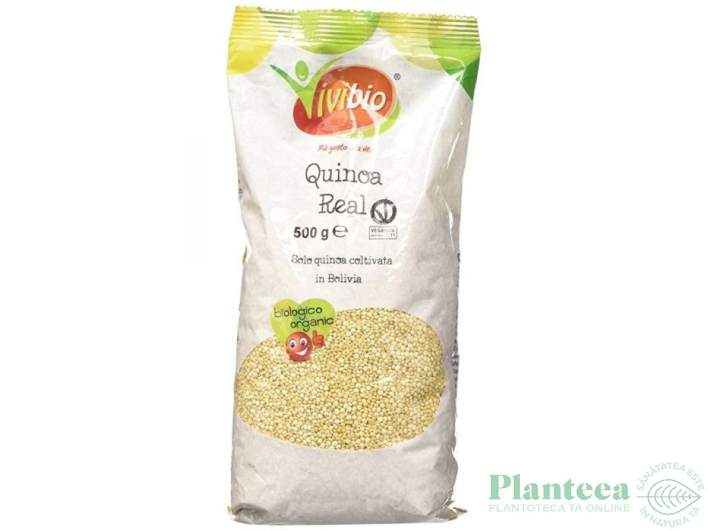 Quinoa alba boabe eco 500g - VIVIBIO