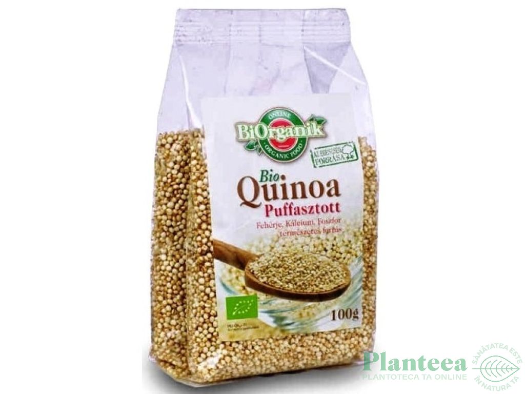 Quinoa expandata boabe eco 100g - BIORGANIK