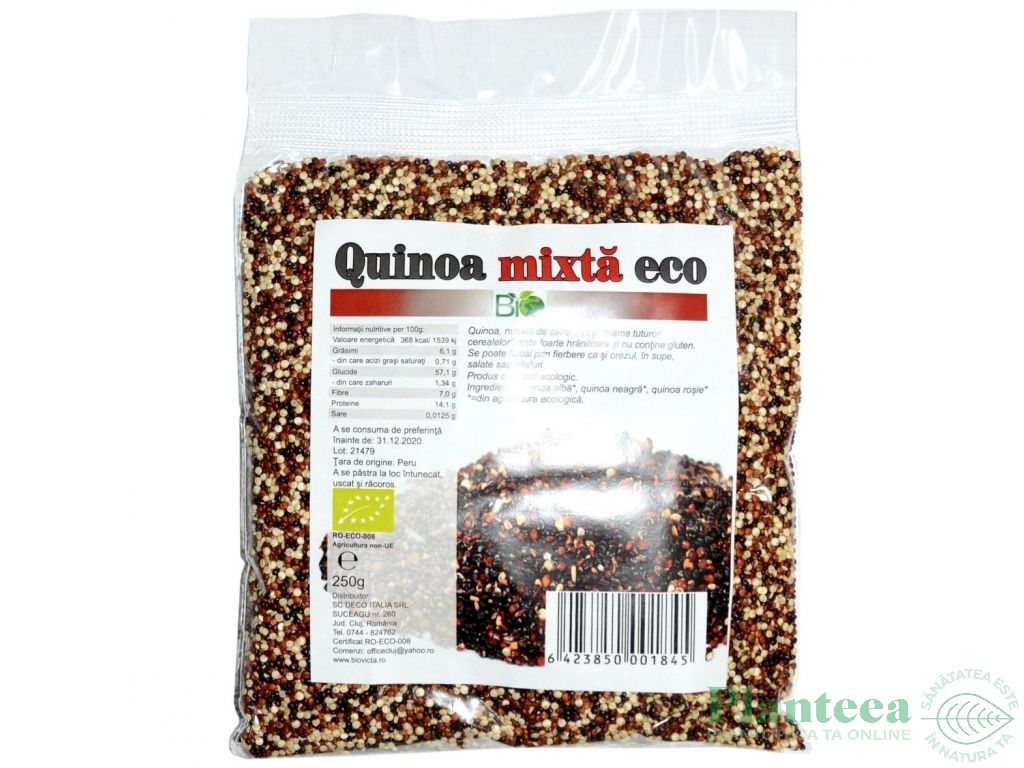 Quinoa mixta boabe eco 250g - DECO ITALIA