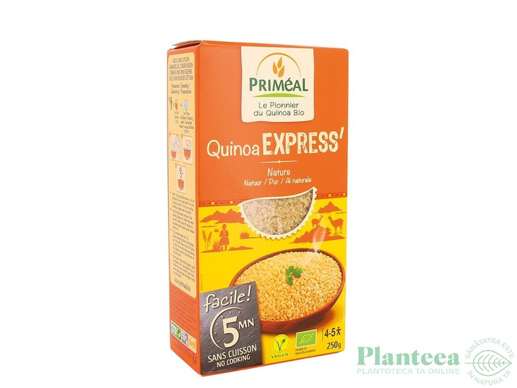 Quinoa boabe natur Express eco 250g - PRIMEAL