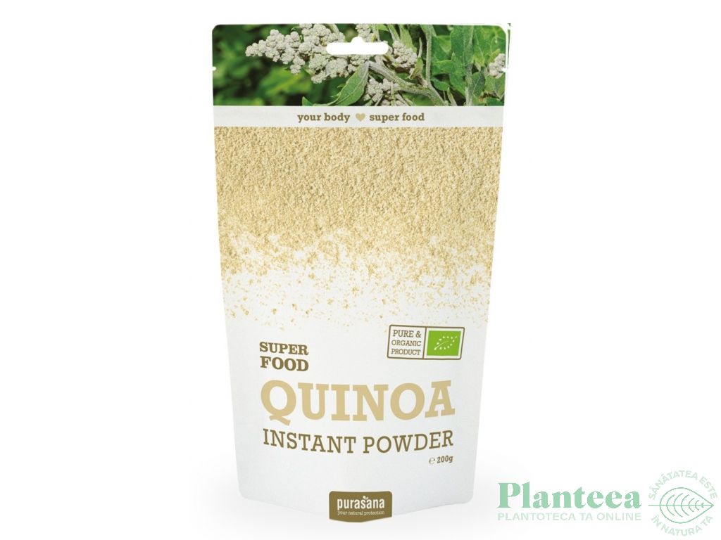 Pulbere instant quinoa 100% bio 200g - PURASANA
