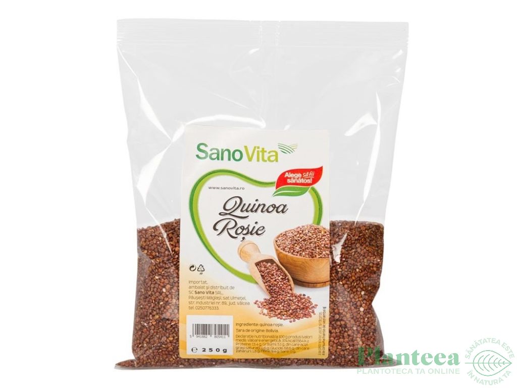 Quinoa rosie boabe 250g - SANOVITA