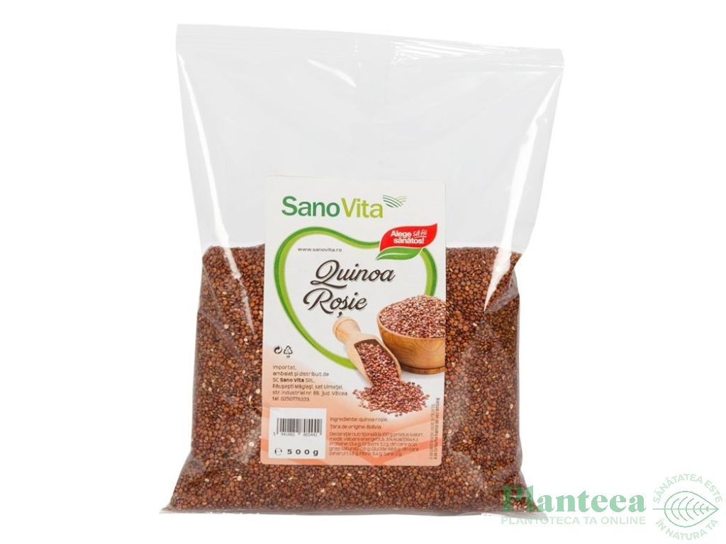Quinoa rosie boabe 500g - SANOVITA