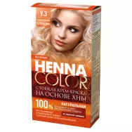 Vopsea crema par permanenta fara amoniac 9.3 blond perlat 115ml - HENNA COLOR