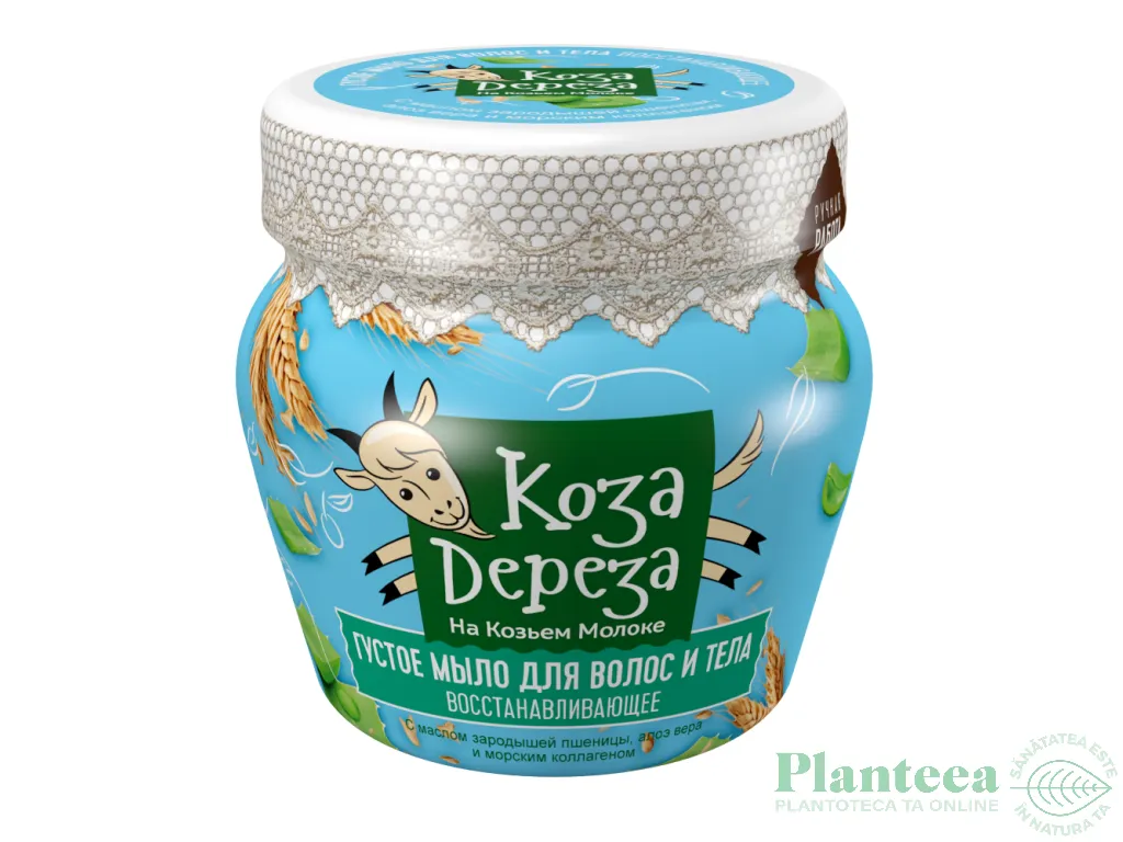 Sapun dens regenerant par corp lapte capra 175ml - KOZA DEREZA