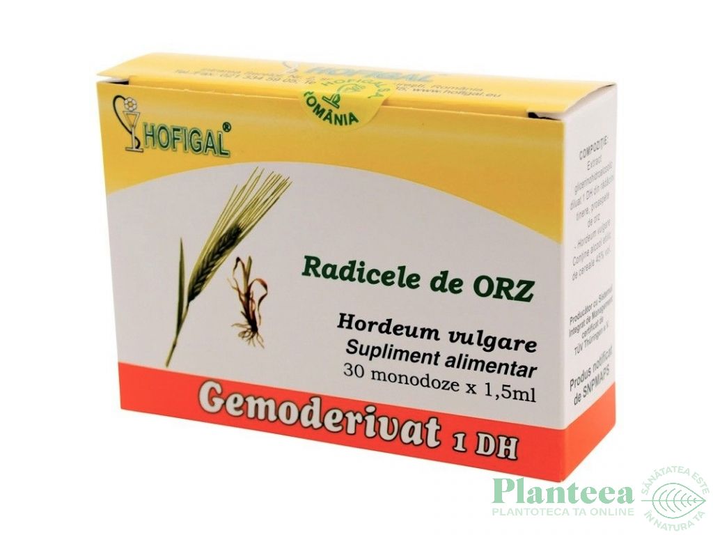 Gemoderivat orz radicele 30x1,5ml - HOFIGAL