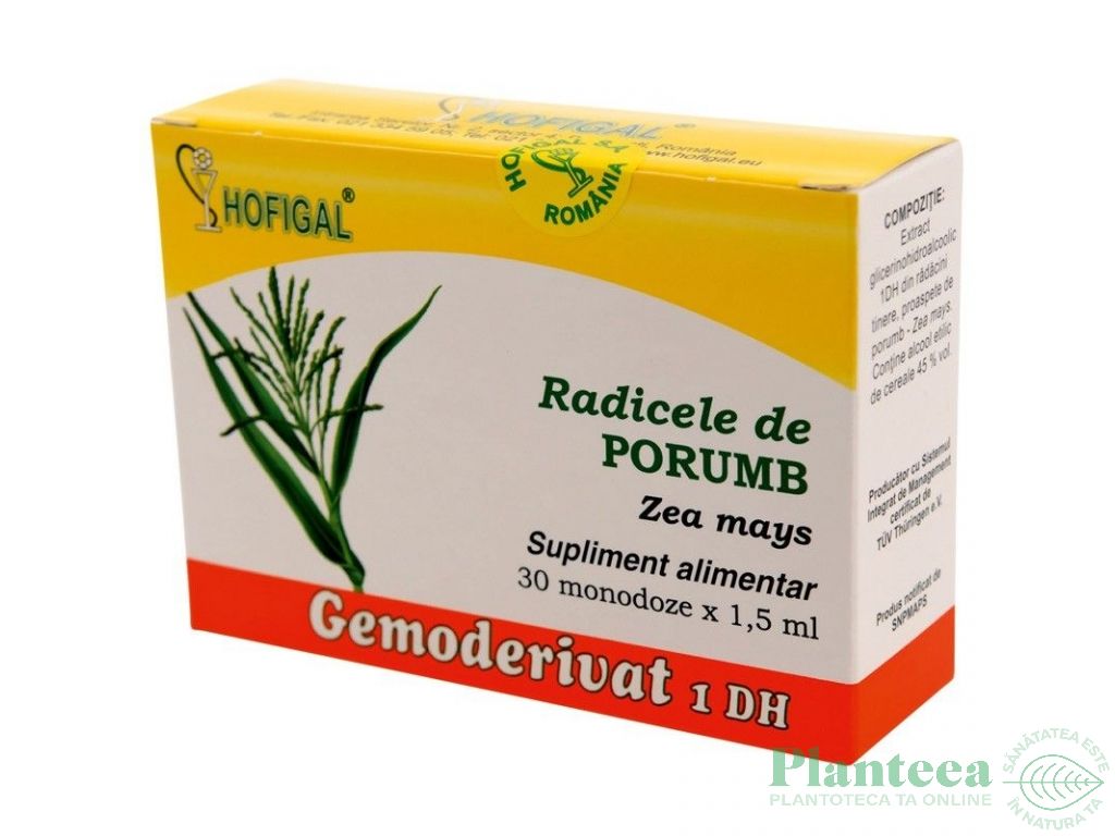 Gemoderivat porumb radicele 30x1,5ml - HOFIGAL