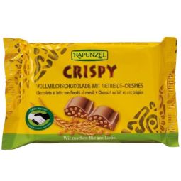 Ciocolata lapte integral cu cereale crocante eco 100g - RAPUNZEL
