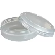 Borcanel plastic semitransparent Sobra cu capac 100ml - MAYAM