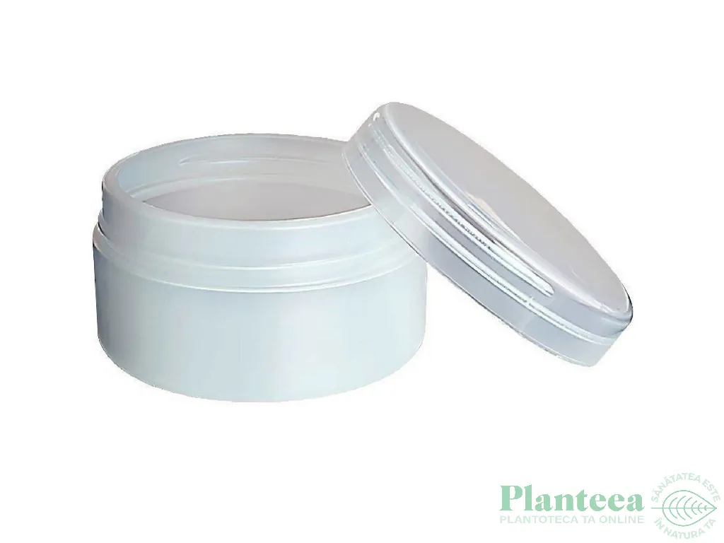 Borcanel plastic semitransparent Sobra cu capac 250ml - ELLEMENTAL