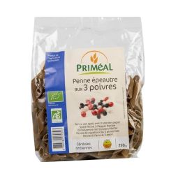 Paste penne spelta 3 soiuri piper eco 250g - PRIMEAL