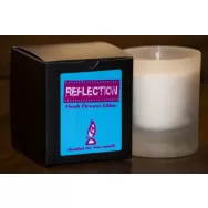 Candela sticla ceara soia 40h Reflection 130g - D`ECO