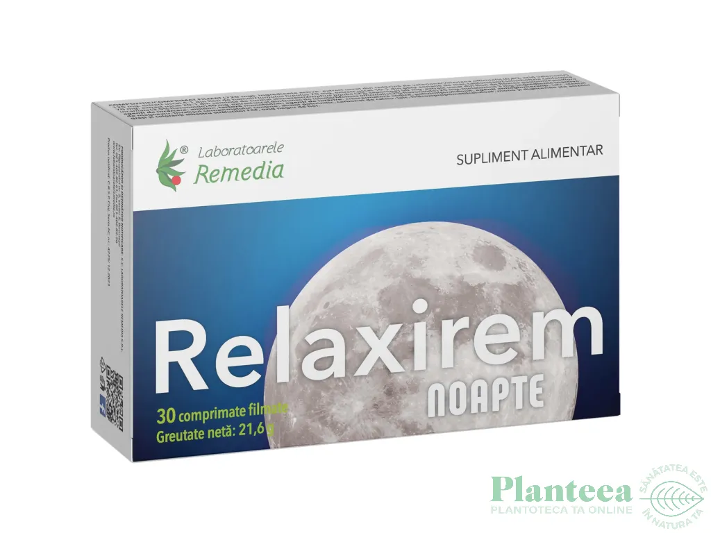 Relaxirem noapte 30cp - REMEDIA