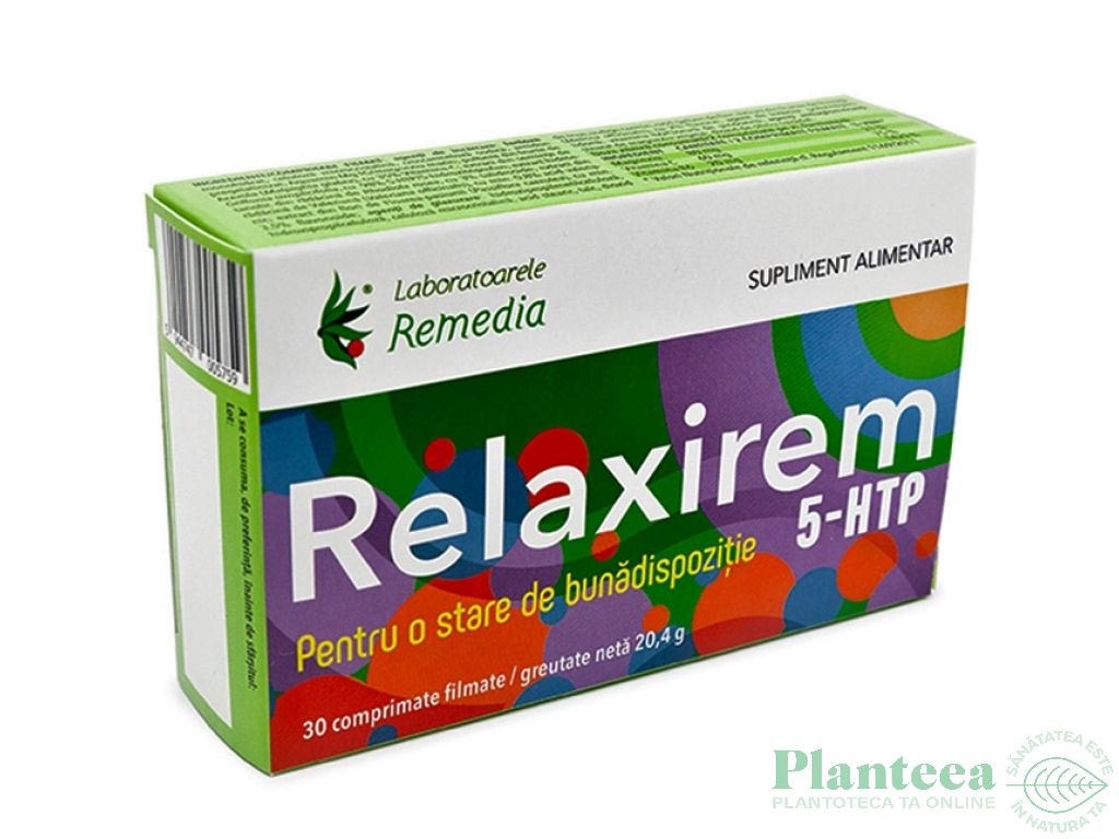 Relaxirem 5 HTP 30cp - REMEDIA